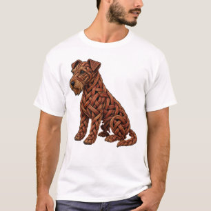 Celtic Knot Irischer Terrier Hund T-Shirt