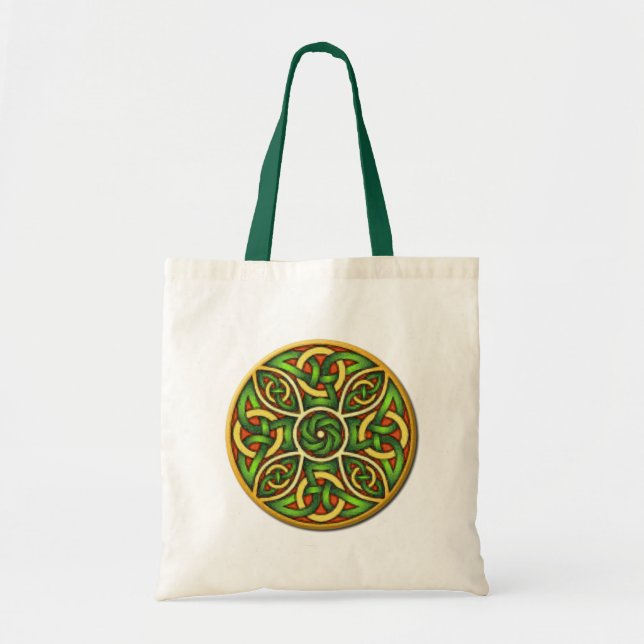 Celtic Knot Irish Art History Designer Bag Tragetasche (Vorne)