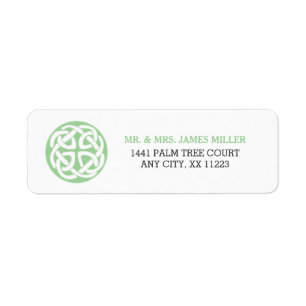 Celtic Knot Irish wedding party address 3991