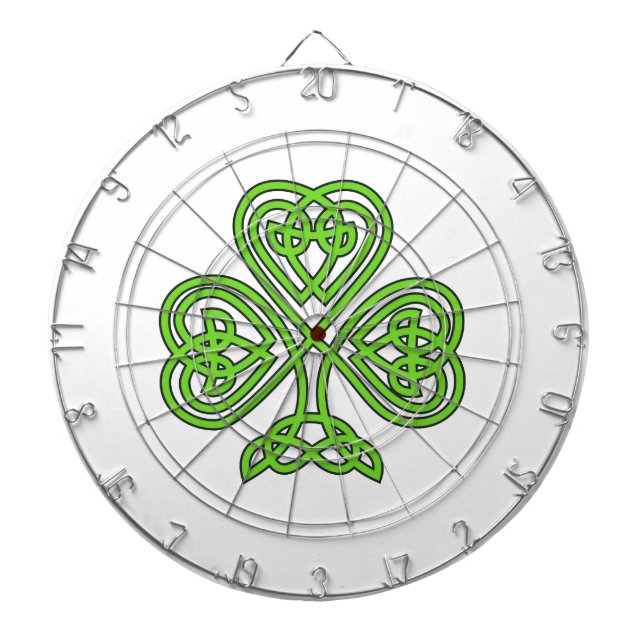 Celtic Knot Kleeblatt Dartscheibe (vorne)