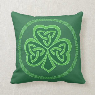 Celtic Knot Kleeblatt Kissen