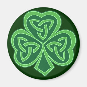 Celtic Knot Kleeblatt Magnet