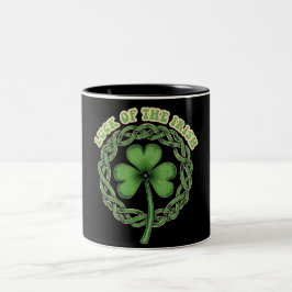 Celtic Knot Kleeblatt Zweifarbige Tasse