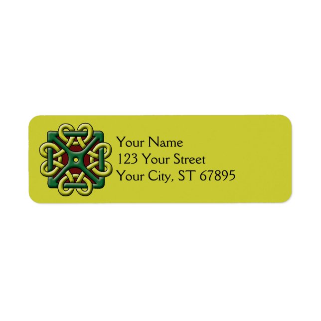 Celtic Knot Label (Vorne)