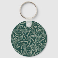 Celtic Knot Medallion Round Design, Irish Artwork