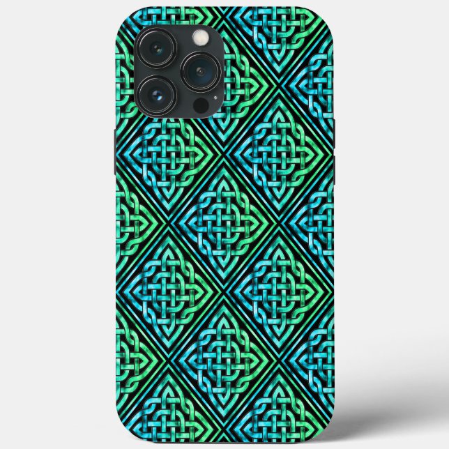 Celtic Knot Pattern iPhone 13 Pro Max Fall Case-Mate iPhone Hülle (Rückseite)