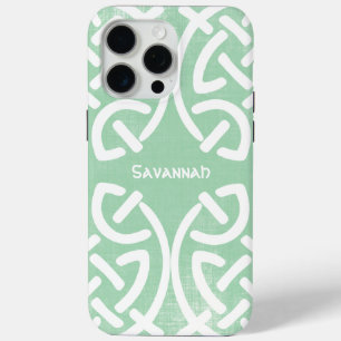 Celtic Knot Pattern Jedes farbige Personalisierte iPhone 15 Pro Max Hülle