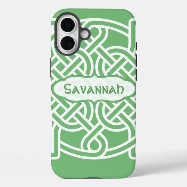 Celtic Knot Pattern Jedes farbige Personalisierte  Case-Mate iPhone Hülle (Rückseite)