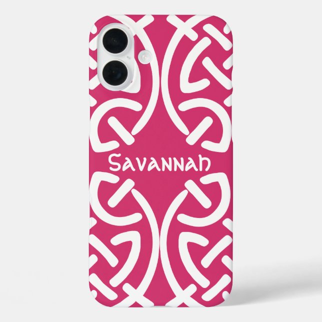 Celtic Knot Pattern Jedes farbige Personalisierte  Case-Mate iPhone Hülle (Rückseite)