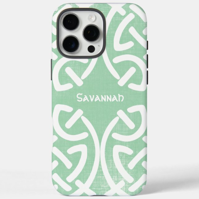 Celtic Knot Pattern Jedes farbige Personalisierte  Case-Mate iPhone Hülle (Rückseite)