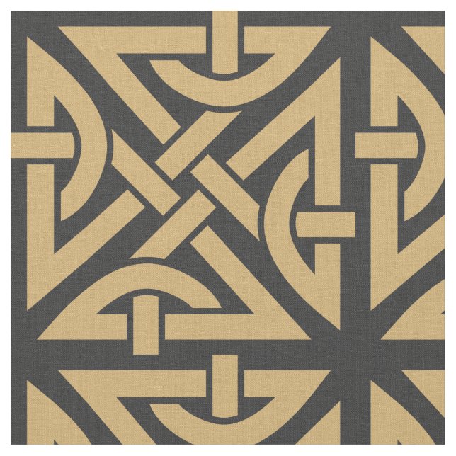 Celtic Knot Pattern Stoff (Nahaufnahme)