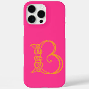Celtic Knot Personalisiert B iPhone 16 Pro Max Hülle