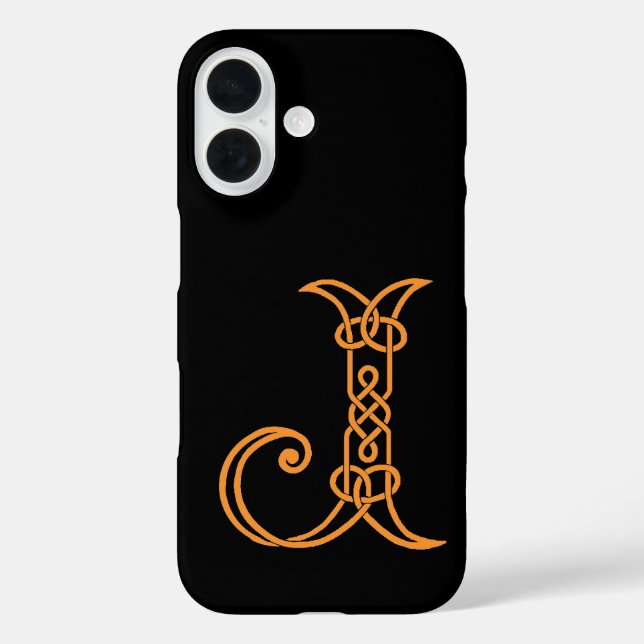 Celtic Knot Personalisiert J Case-Mate iPhone Hülle (Rückseite)