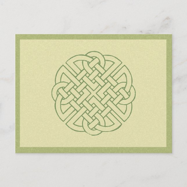 Celtic Knot Postkarte (Vorderseite)
