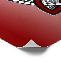 Celtic Knot Red Doodle Zeichnend