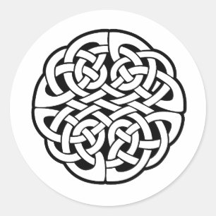 Celtic Knot Runder Aufkleber