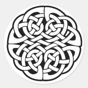 Celtic Knot Runder Aufkleber