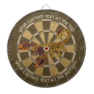Celtic Knot Scorpion Dart Board Dartscheibe