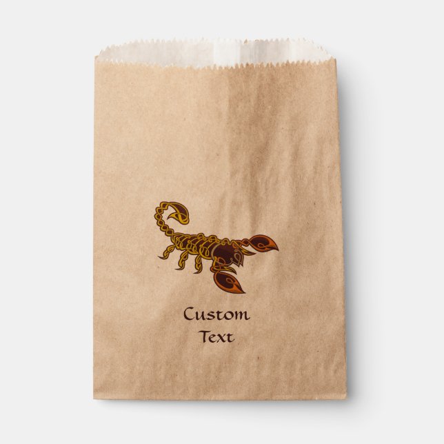 Celtic Knot Scorpion Geschenktütchen (Vorderseite)