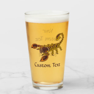 Celtic Knot Scorpion Glas