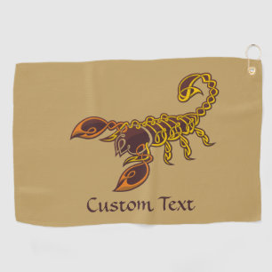 Celtic Knot Scorpion Golf Handtuch