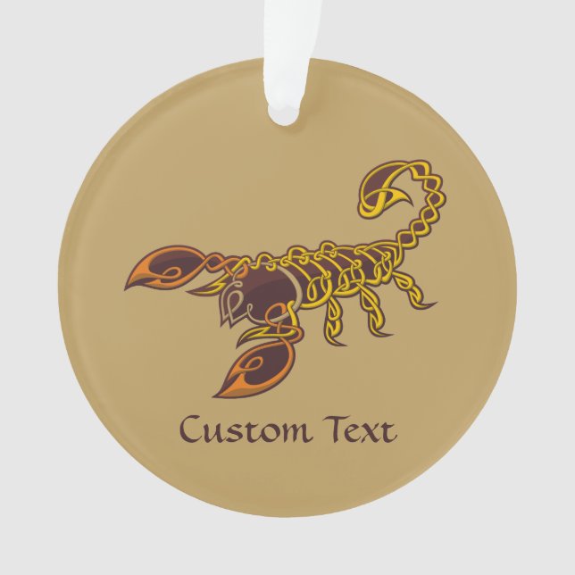 Celtic Knot Scorpion Ornament (Vorderseite)