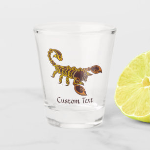 Celtic Knot Scorpion Schnapsglas