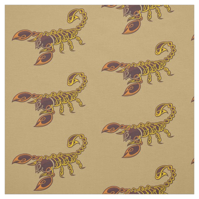 Celtic Knot Scorpion Stoff (Muster)