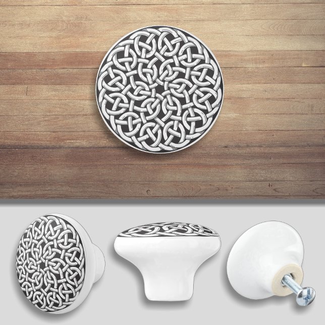Celtic Knot Style Door Knob Kabinett Pull Keramikknauf (Von Creator hochgeladen)