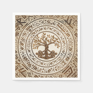 Celtic Knot Tree of life - Yggdrasil Serviette