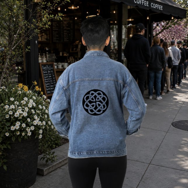 Celtic Knot Work Circle Jeansjacke (Von Creator hochgeladen)