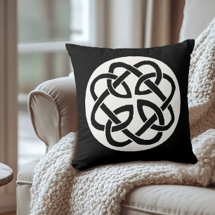 Celtic Knot Work Circle Kissen