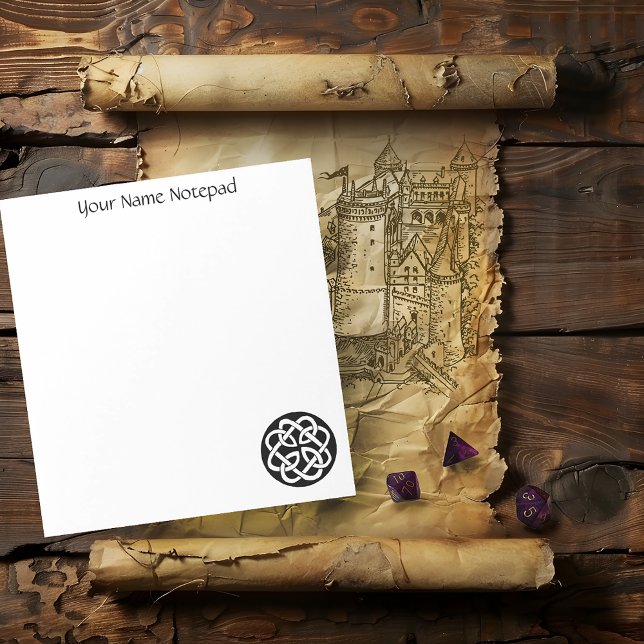 Celtic Knot Work Circle Notizblock (Von Creator hochgeladen)