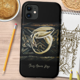 Celtic Knot Work Cream Dragon Case-Mate iPhone Hülle