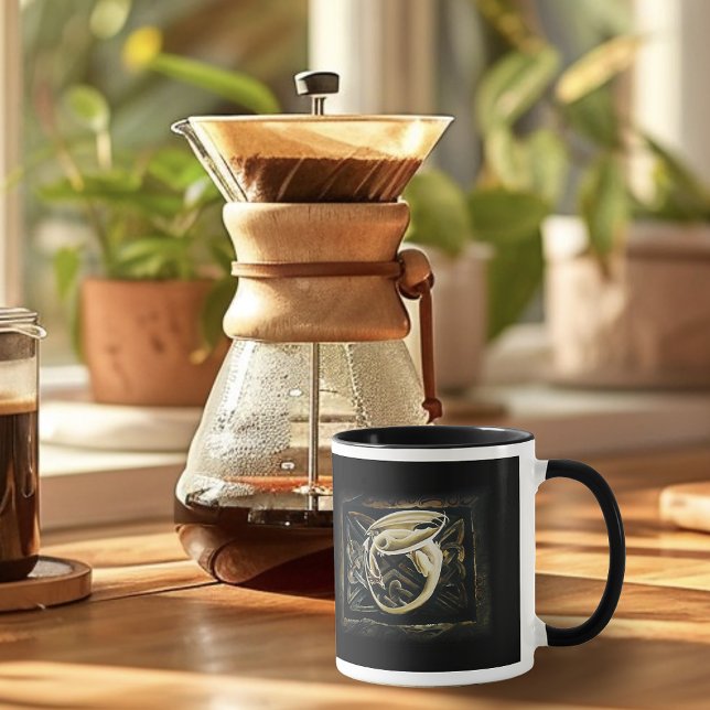 Celtic Knot Work Cream Dragon Tasse (Von Creator hochgeladen)