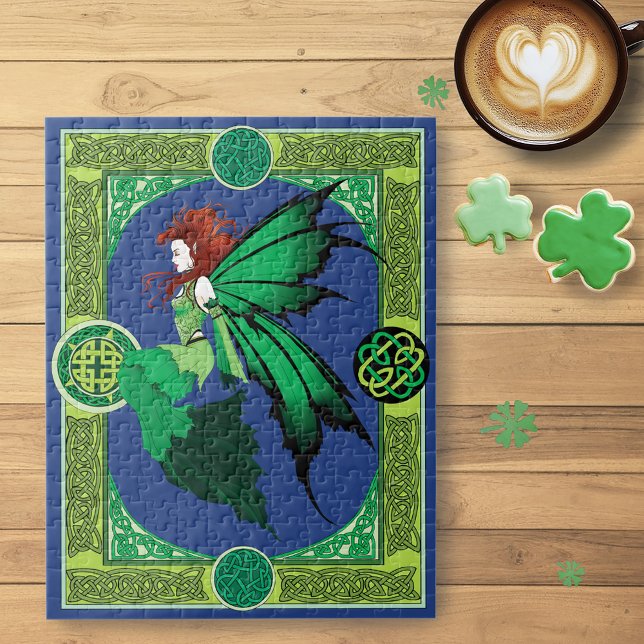 Celtic Knot Work Green Fairy Puzzle (Von Creator hochgeladen)