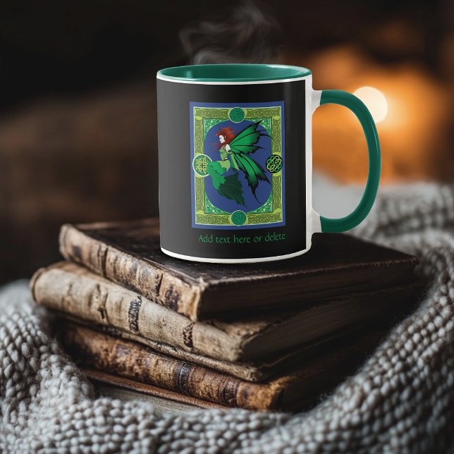 Celtic Knot Work Green Fairy Tasse (Von Creator hochgeladen)