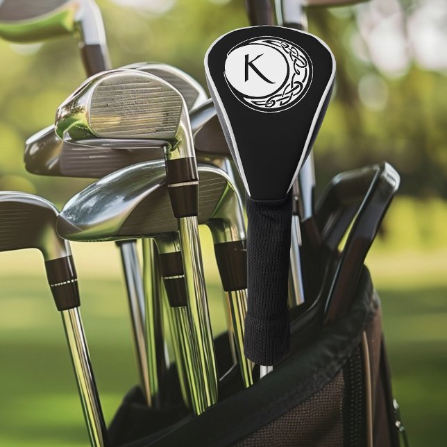 Celtic Knot Work Moon Circle Monogram Golf Headcover (Von Creator hochgeladen)