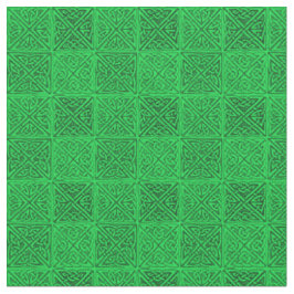 Celtic Knots Dark Green FIne Stoff