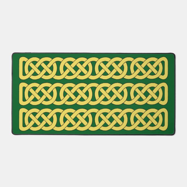 Celtic Knotwork Band Schreibtischunterlage (Vorderseite)