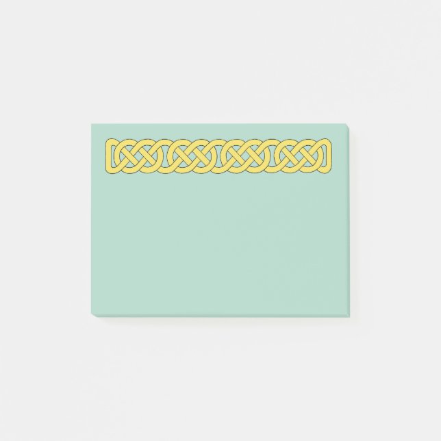 Celtic Knüpfarbeit Band Post-it Klebezettel (Vorderseite)