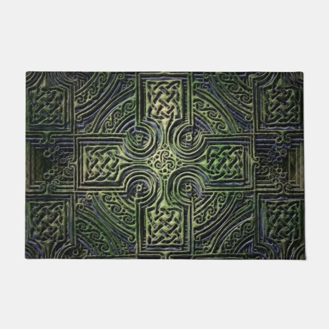 Celtic Knüpfarbeit St. Patrick's Day Fußmatte (Vorderseite)