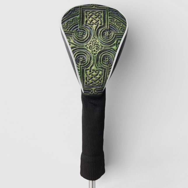 Celtic Knüpfarbeit St. Patrick's Day Golf Headcover (Vorderseite)