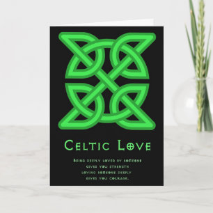Celtic Liebe Grußkarte Karte