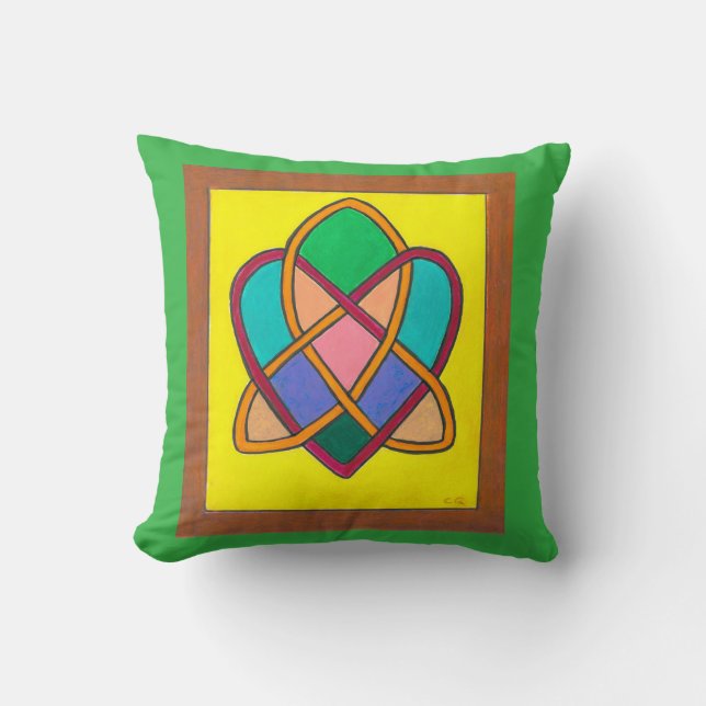 Celtic Love Knot cushion Kissen (Vorderseite)