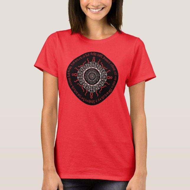 Celtic Lovecraftian kosmische Monster-Gottheit T-Shirt (Vorderseite)