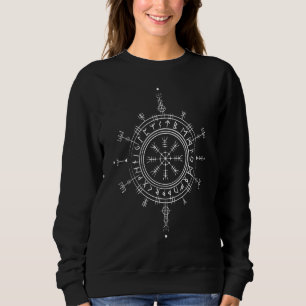 Celtic Lucky Charm Viking Compass Vegvisir Pagan r Sweatshirt
