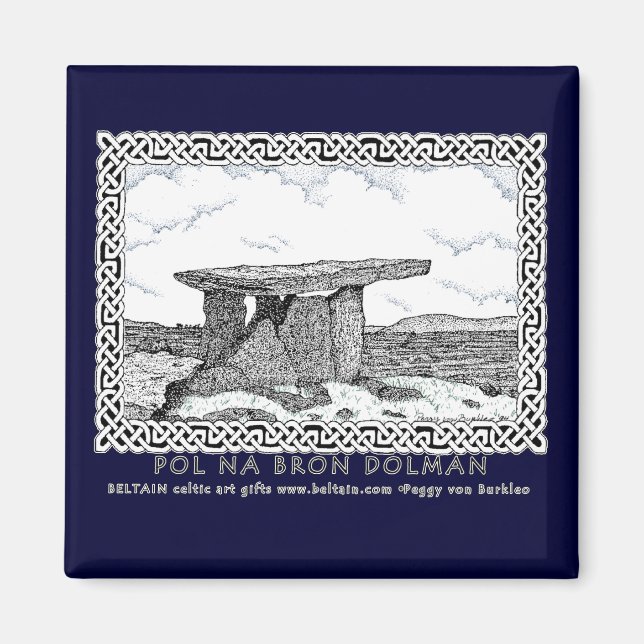 Celtic Magnets Celtic Dolman Design Magnet (Vorne)