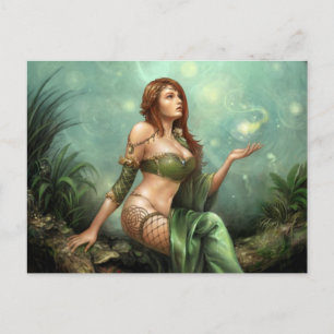 Celtic Maiden, Postcard Postkarte