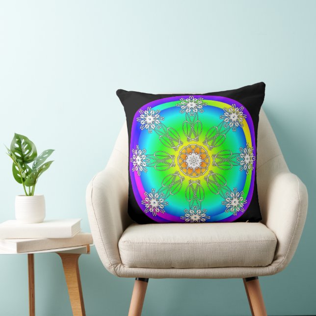 Celtic Mandala Throw Pillow Kissen (Stuhl )